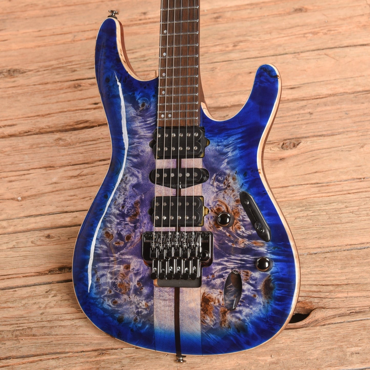 Ibanez S1070PBZ Premium Cerulean Blue Burst 2023