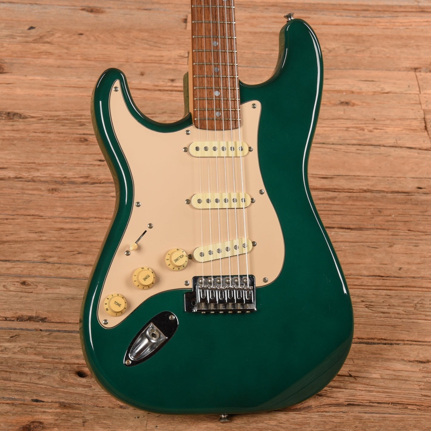 Squier Standard Stratocaster British Racing Green 1998 LEFTY