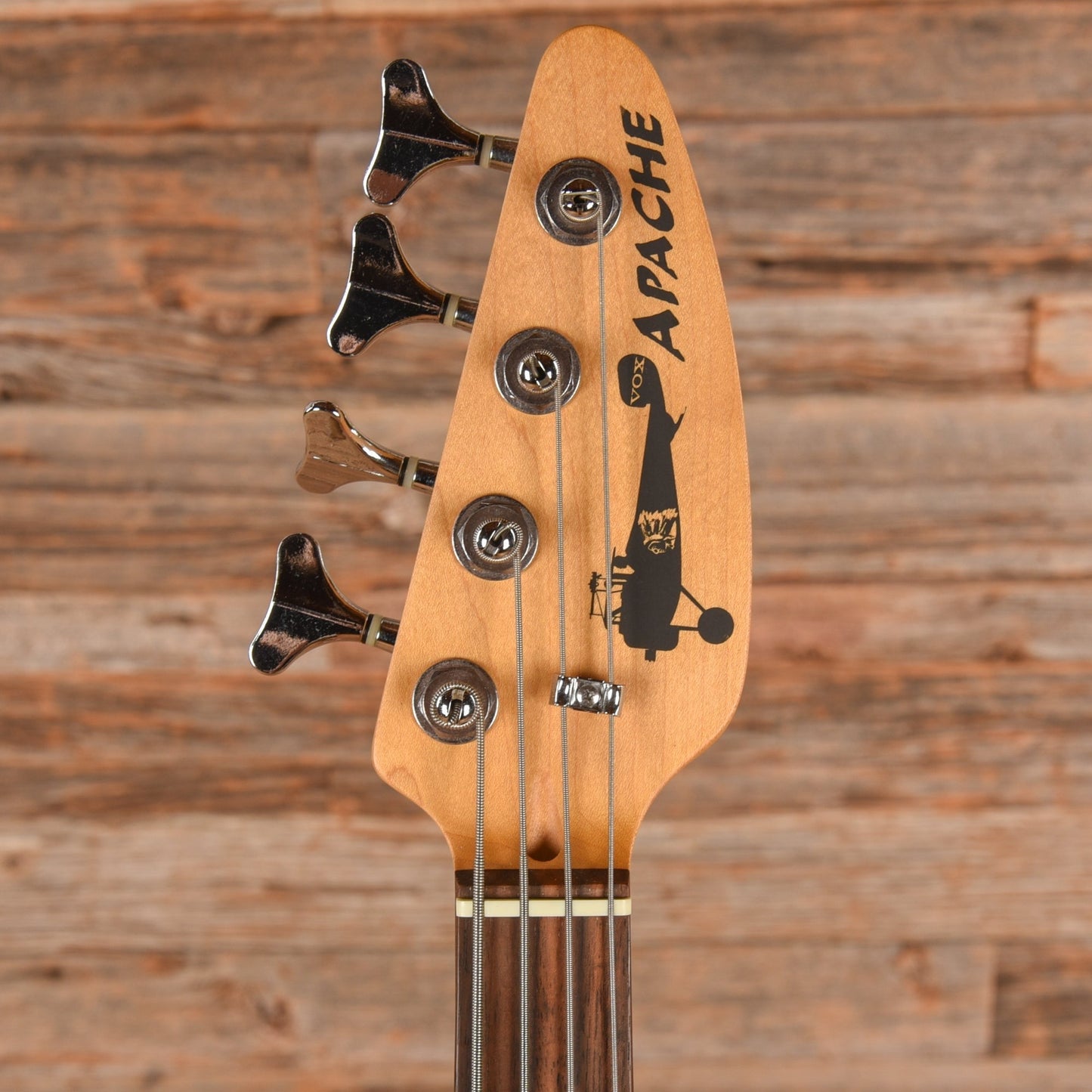 Vox Apache-1B Teardrop Travel Bass with Built-In Speaker Salmon Red