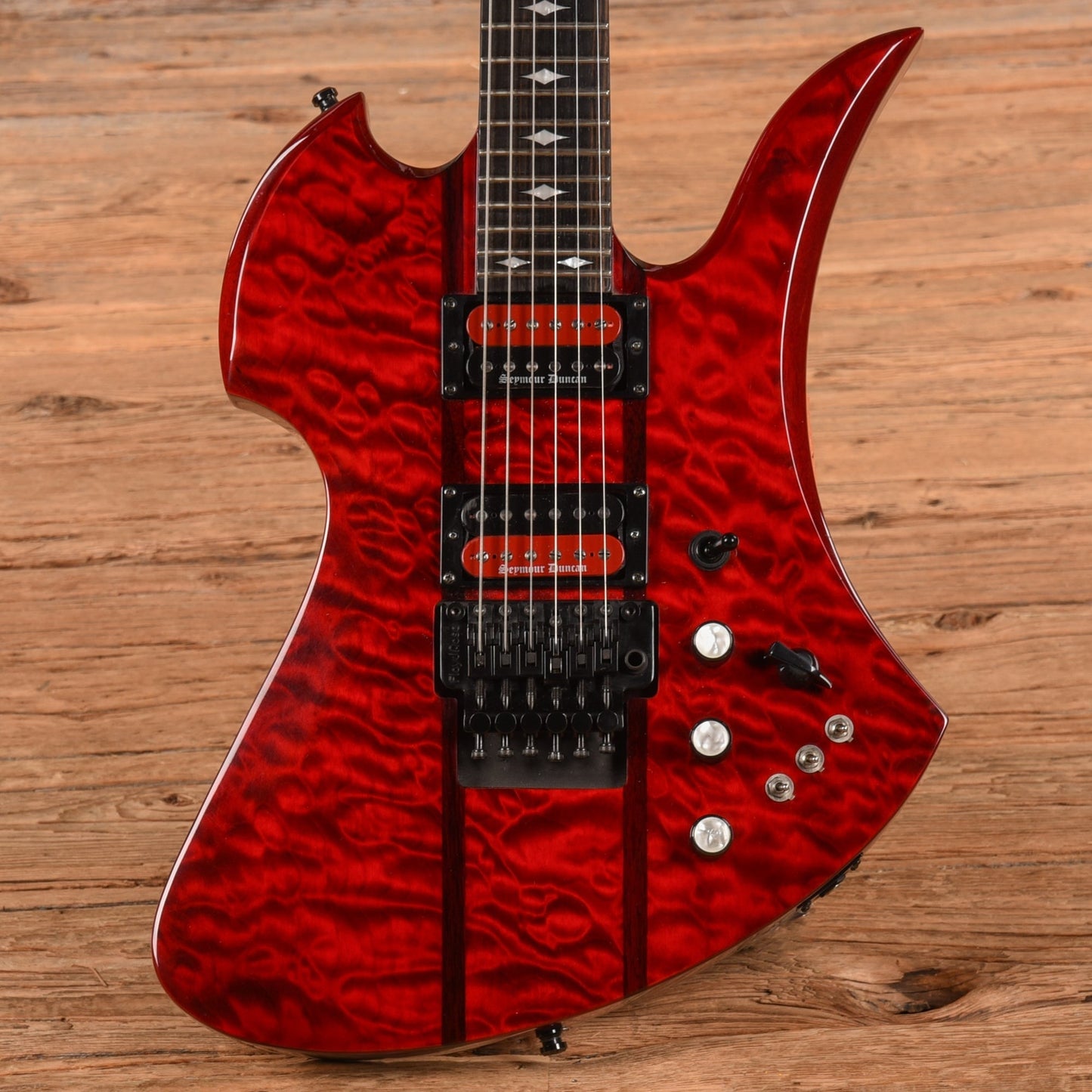 B.C. Rich Mockingbird ST Transparent Red