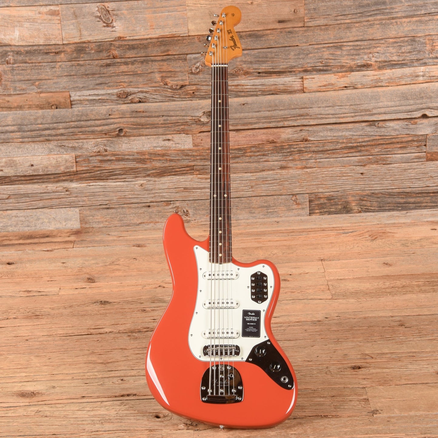 Fender Vintera II '60s Bass VI Fiesta Red 2025