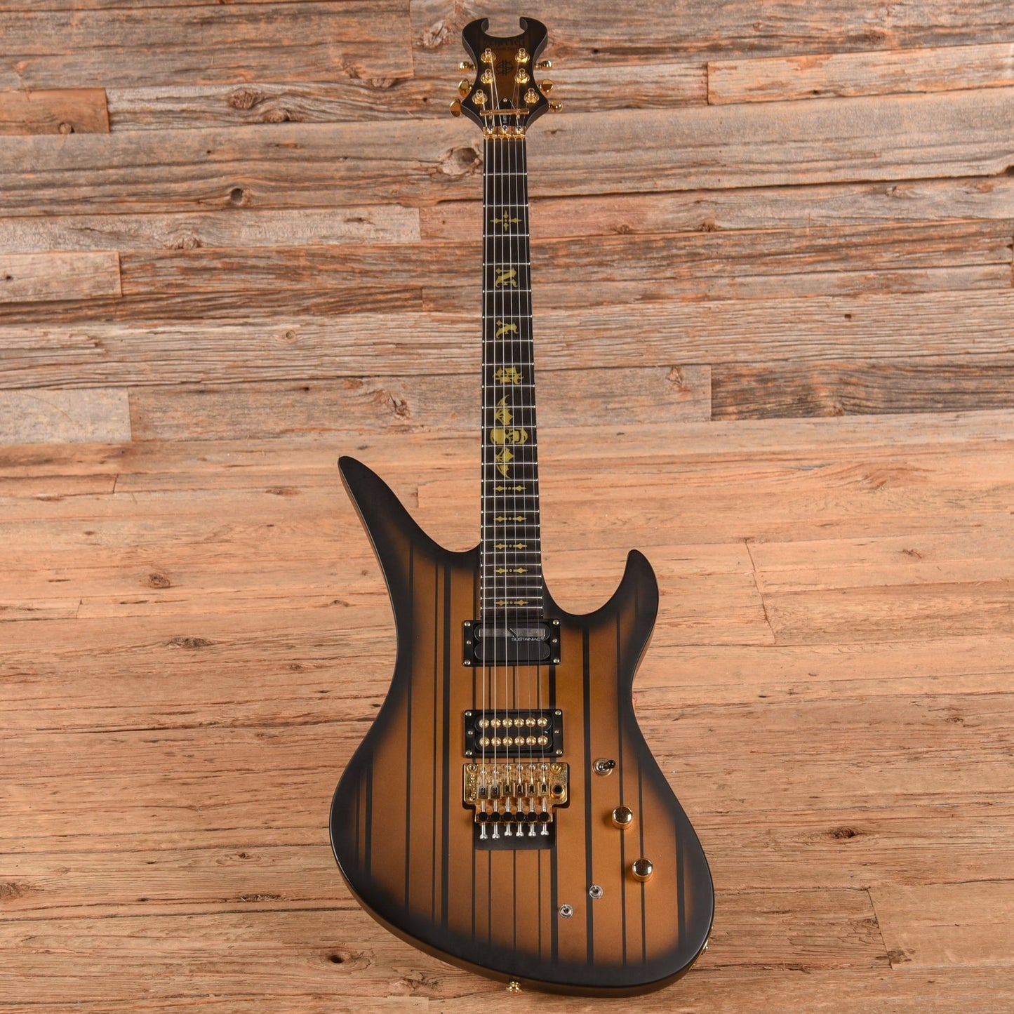Schecter Synyster Gates Signature Synyster Custom-S Sustainiac Black/Gold