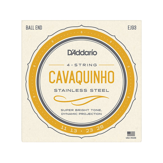 D'Addario EJ93 Cavaquinho Stainless Steel Strings