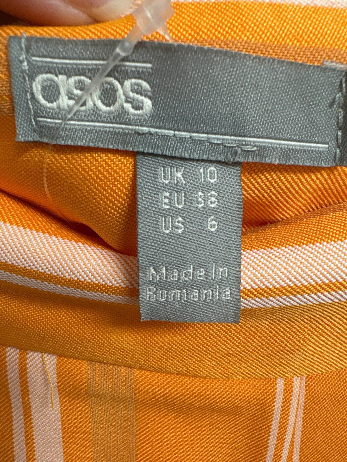 Asos 2pc Orange Jacket + Shorts, 6/8 (jacket sz8, shorts sz6