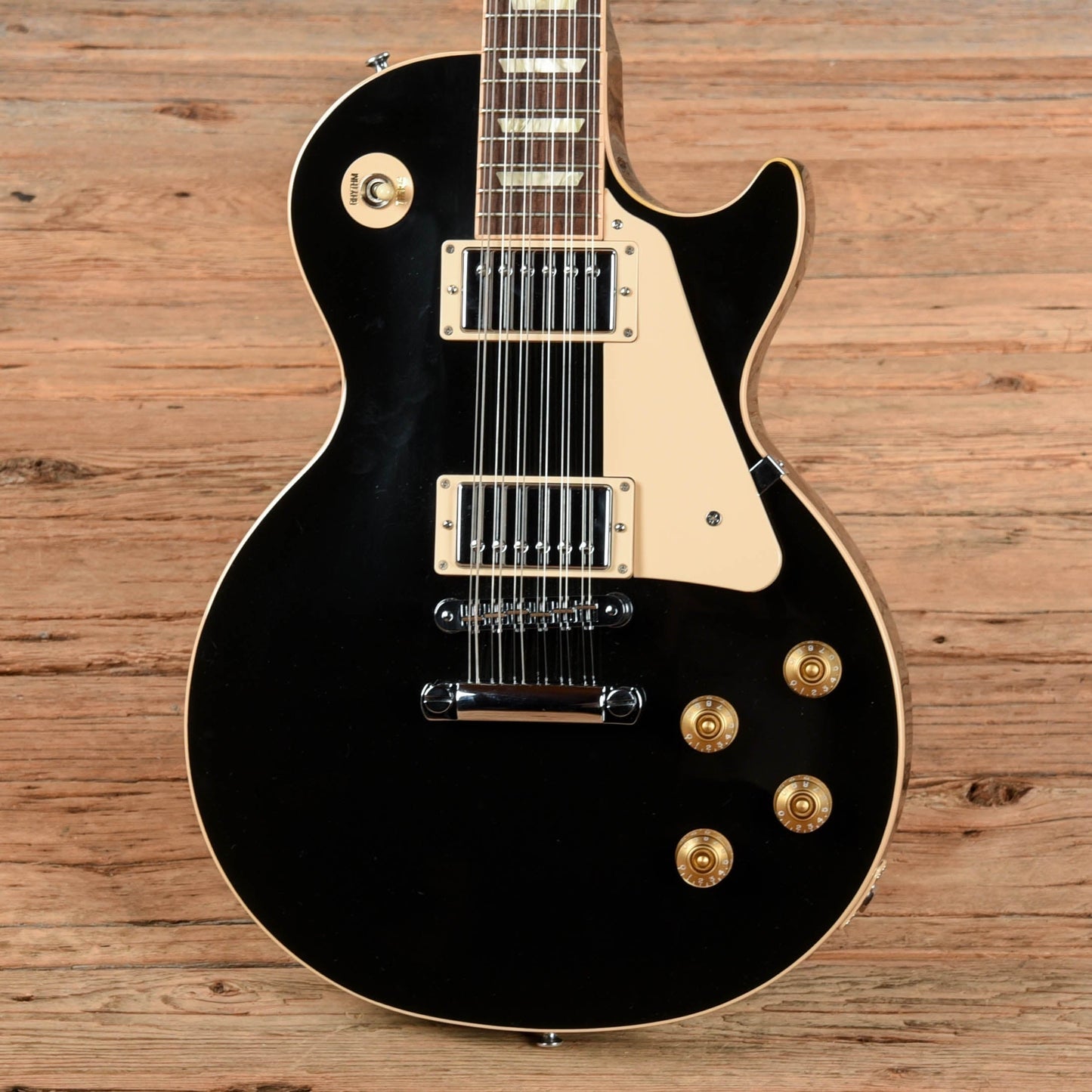Gibson Les Paul 12 string Black - Dave Amato of REO Speedwagon