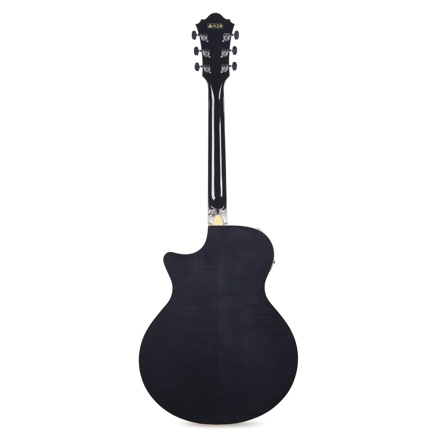 Ibanez AE170TBK AE Acoustic Electric Guitar Transparent Black High Gloss