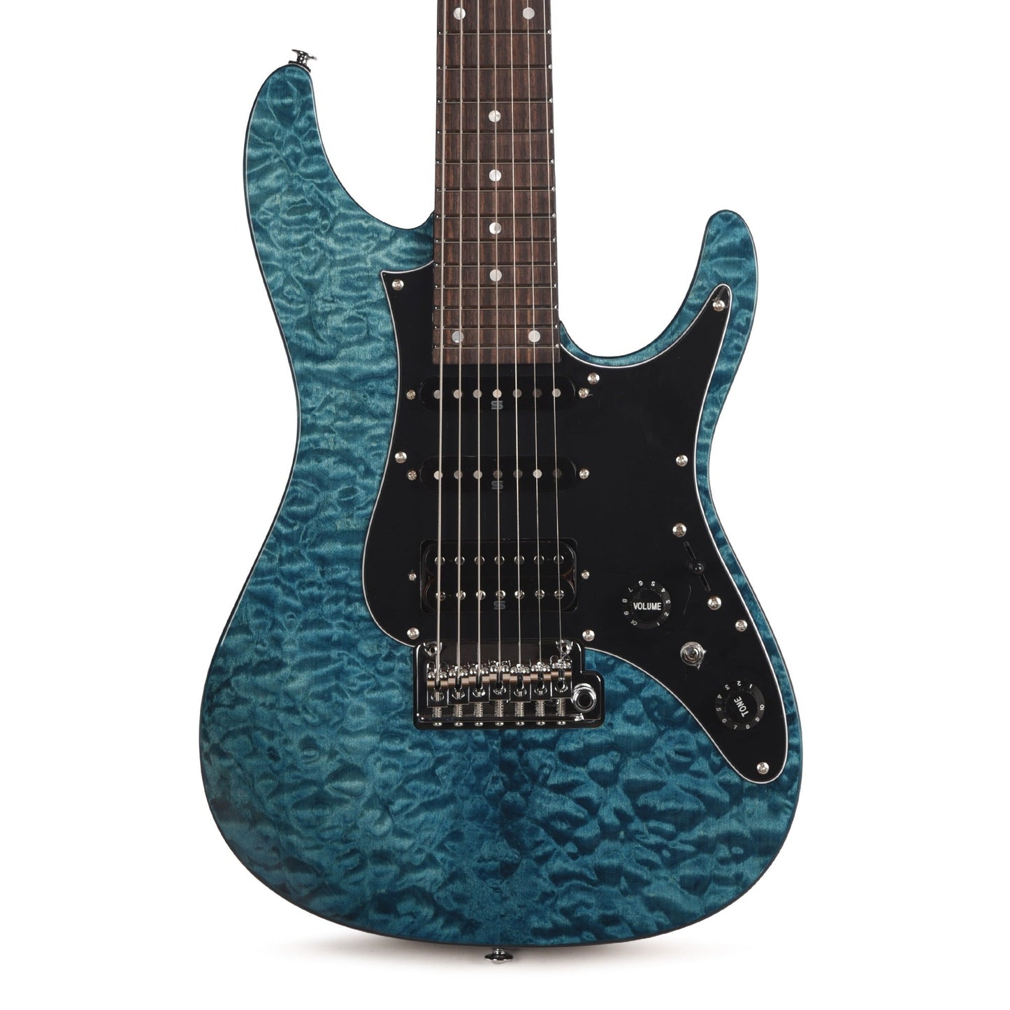 Ibanez AZ447P1QMCOB AZ Premium 7-String Electric Guitar Cosmic Bluer