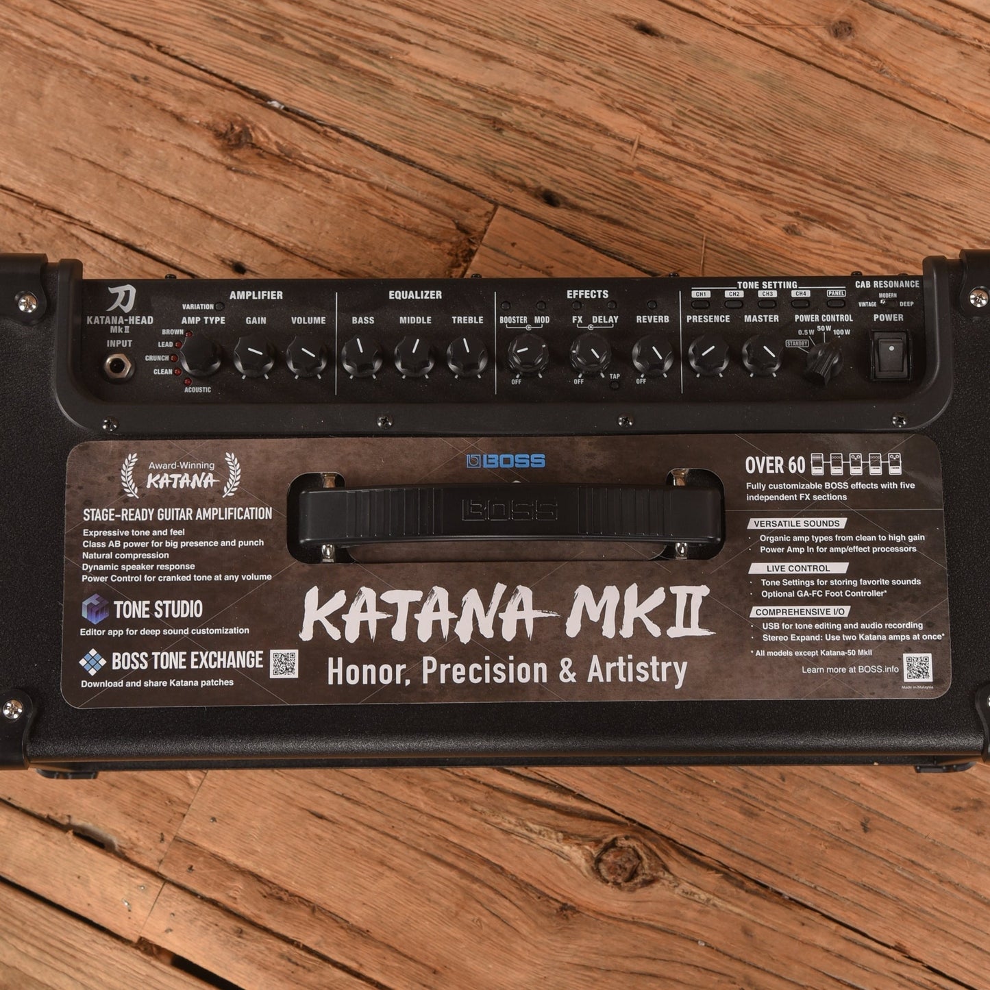 Boss Katana Artist Head Gen 3 100-Watt Digital Modeling Guitar Amp Head