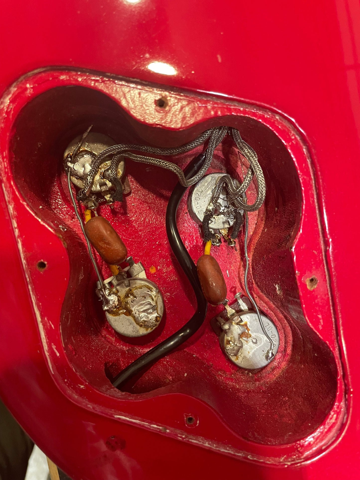Gibson Les Paul Deluxe Red Refin 1975