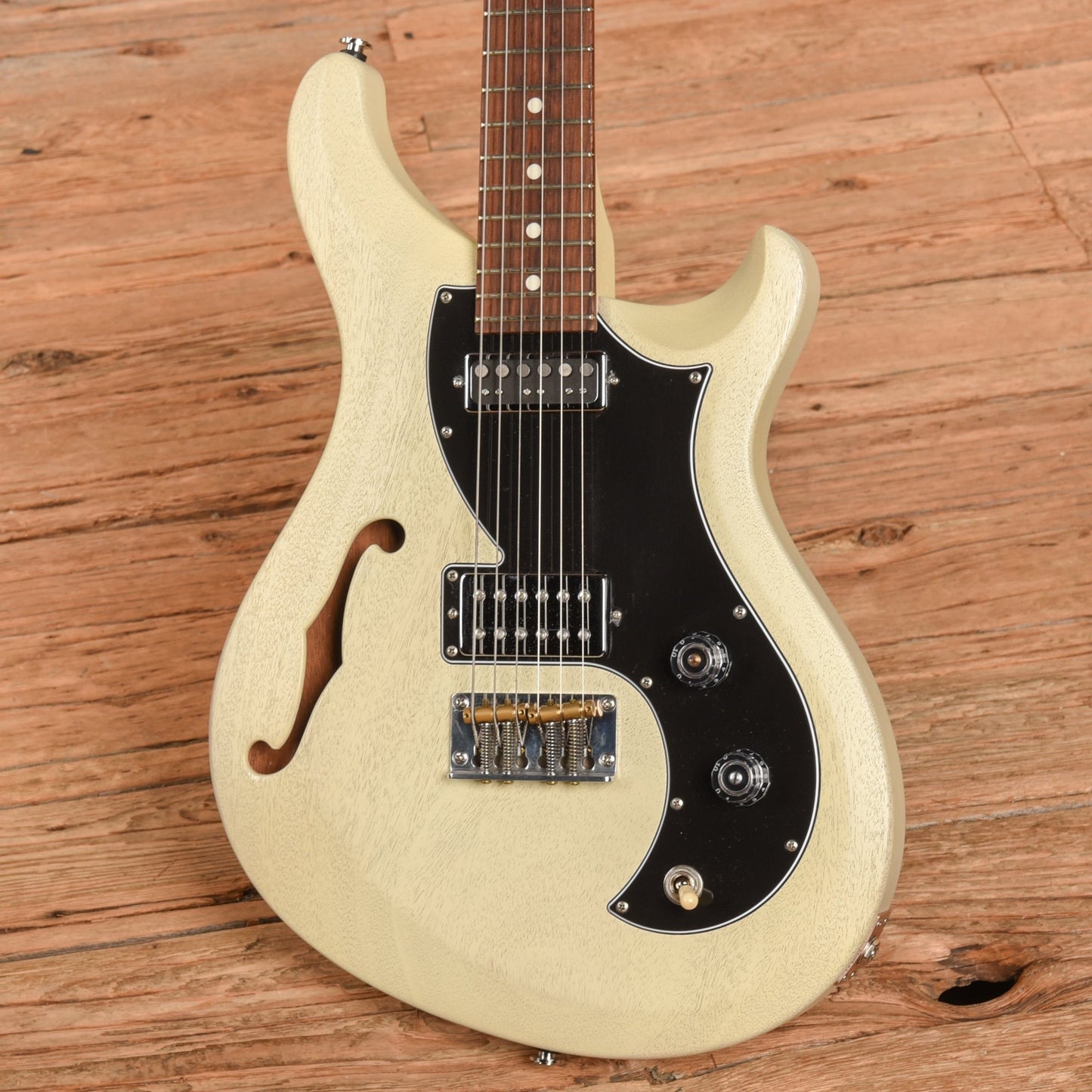 PRS S2 Vela Semi-Hollow Satin Antique White 2021