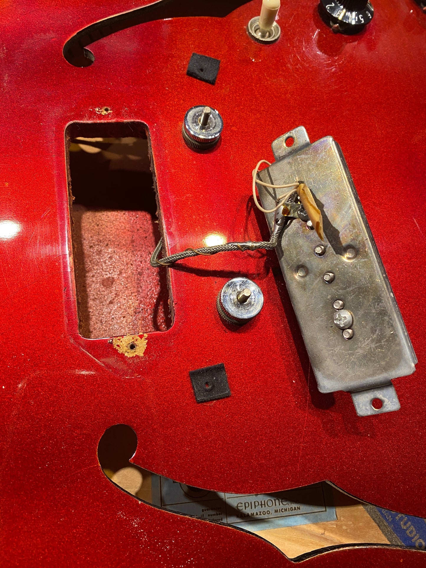 Epiphone Casino Sparkling Burgundy 1967