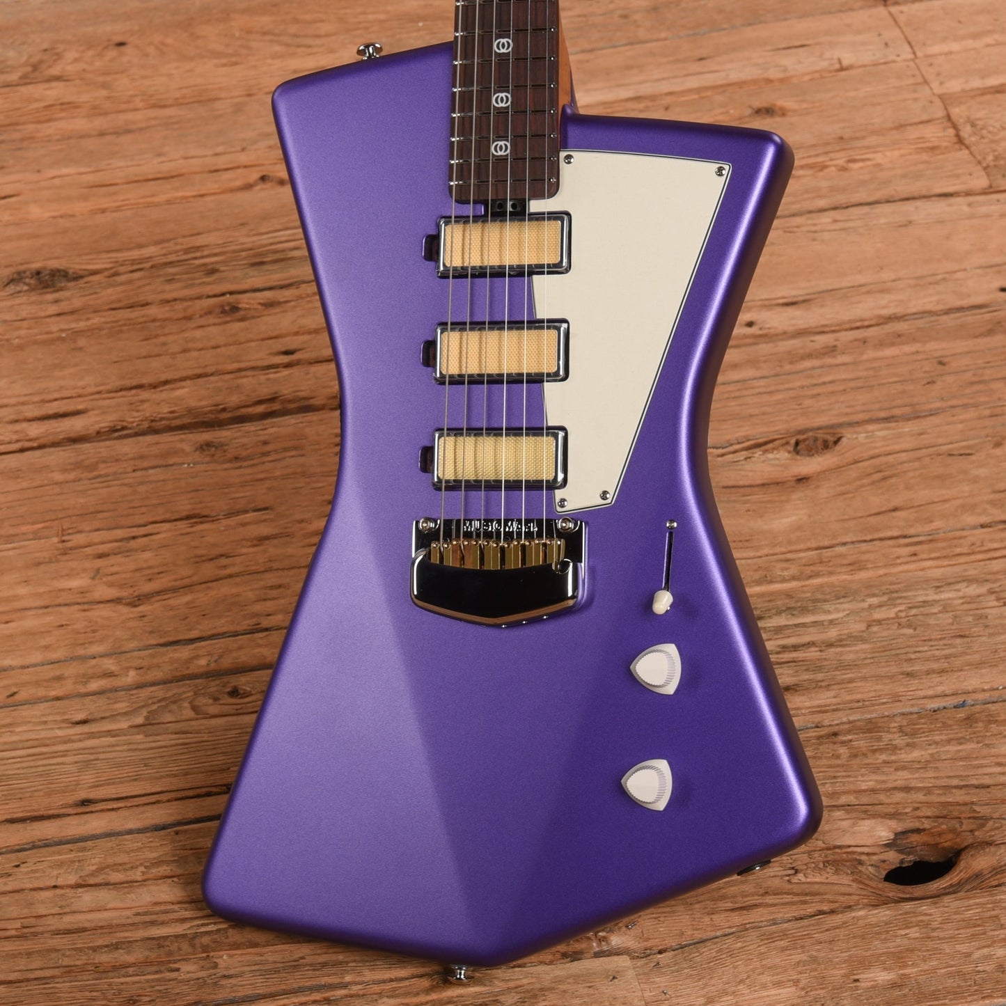 Music Man St. Vincent Signature Goldie Purple 2025