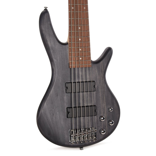 Ibanez GSR206TGF Gio SR 6-String Electric Bass Transparent Gray Flat