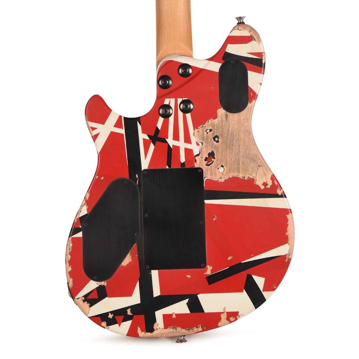 EVH Limited Edition Wolfgang Special Striped Series Red/Black/White Aged