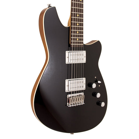 Reverend Descent Baritone Electric Guitar Midnight Black