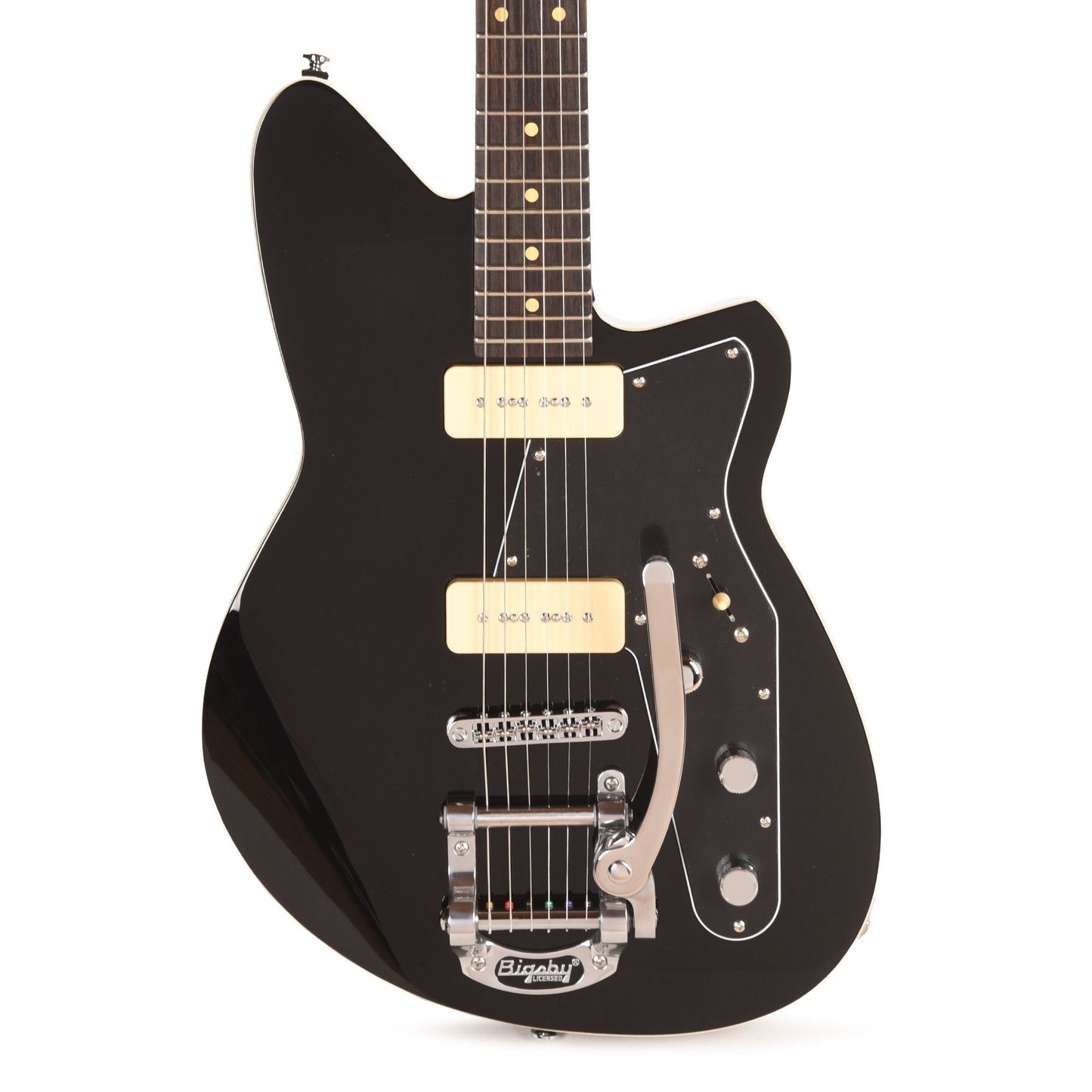Reverend Jetstream 290 w/ Bigsby Electric Guitar Midnight Black