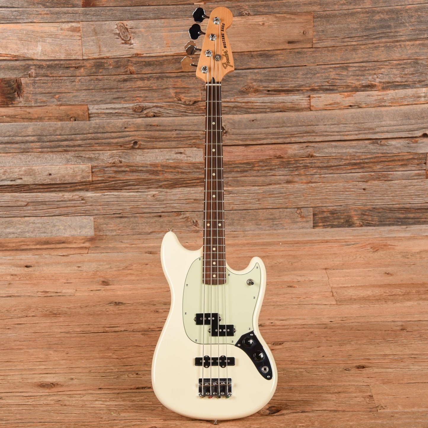 Fender Player Mustang Bass PJ Olympic White 2016