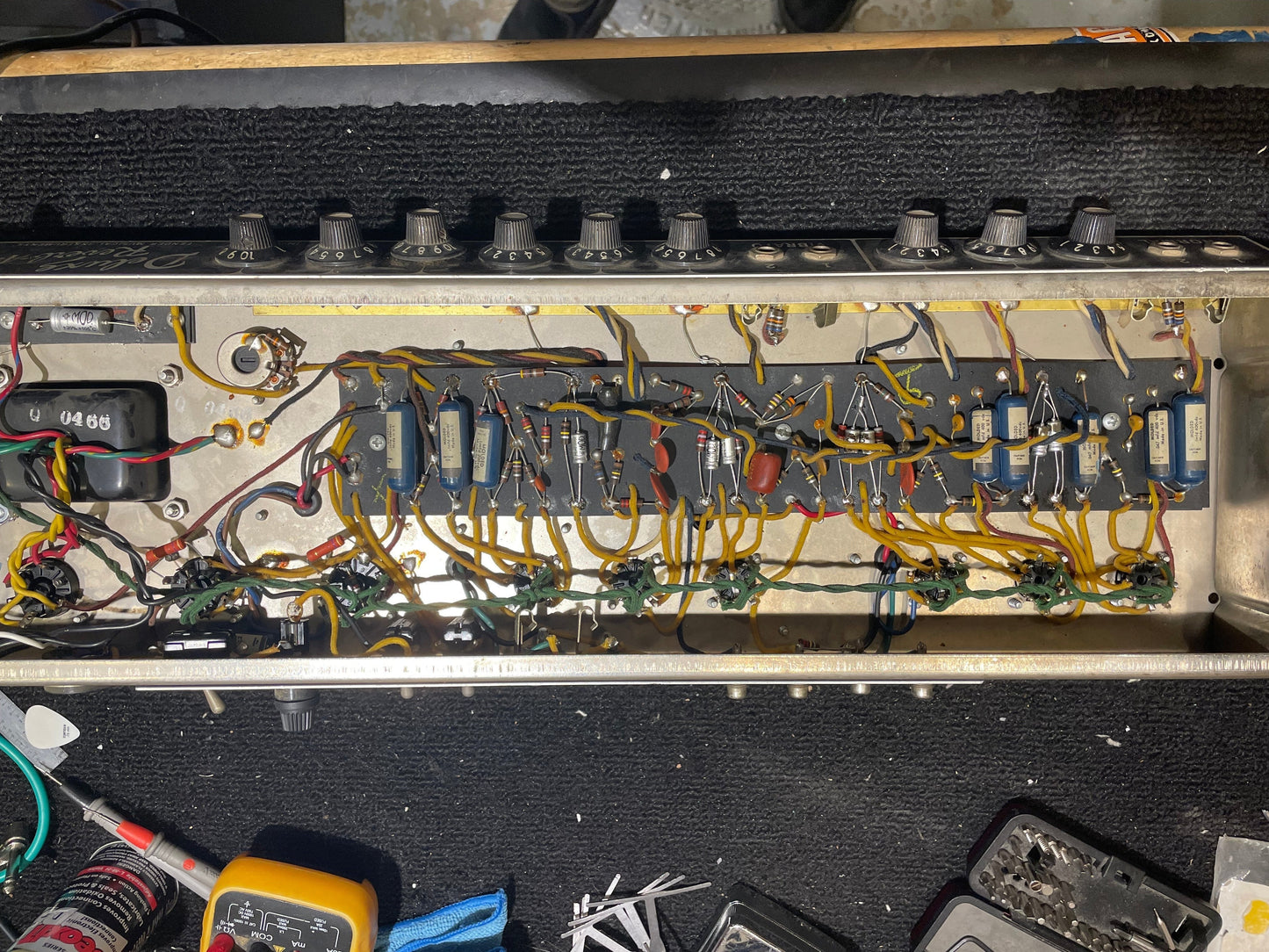 Fender Deluxe Reverb 2-Channel 22-Watt 1x12" Guitar Combo Amp 1966
