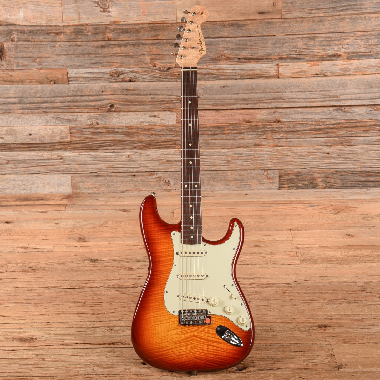 Fender Custom Shop 1960 FMT Stratocaster Reissue Aged Cherry Sunburst 1996