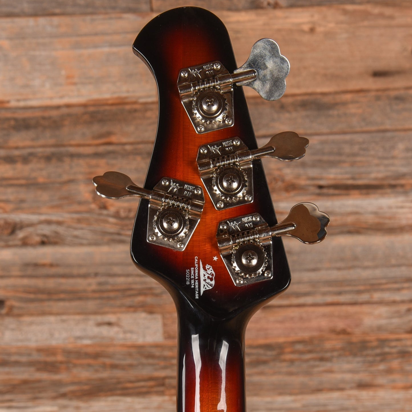 Music Man StingRay 4 HS Neck-Through 3EQ Vintage Sunburst 2018