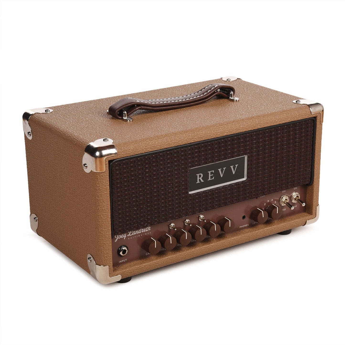 Revv D20 20w Tube Amplifier Head Brown Face Joey Landreth Edition
