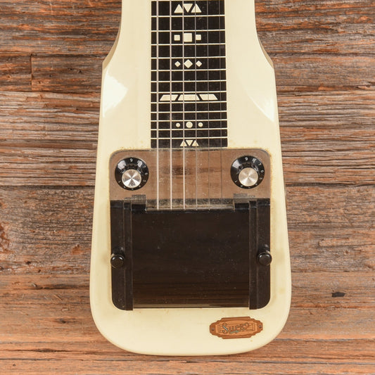 Supro Comet Lap Steel Guitar White 1960s