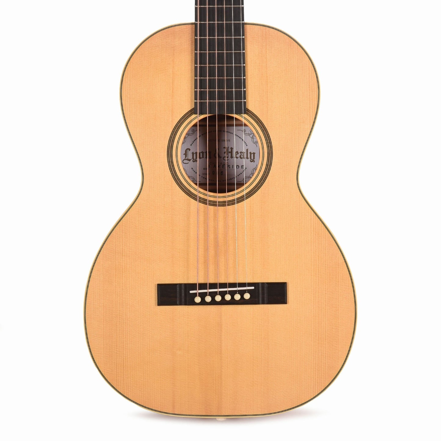 Lyon & Healy The Lakeside Adirondack Red Spruce/Cherry Satin Natural