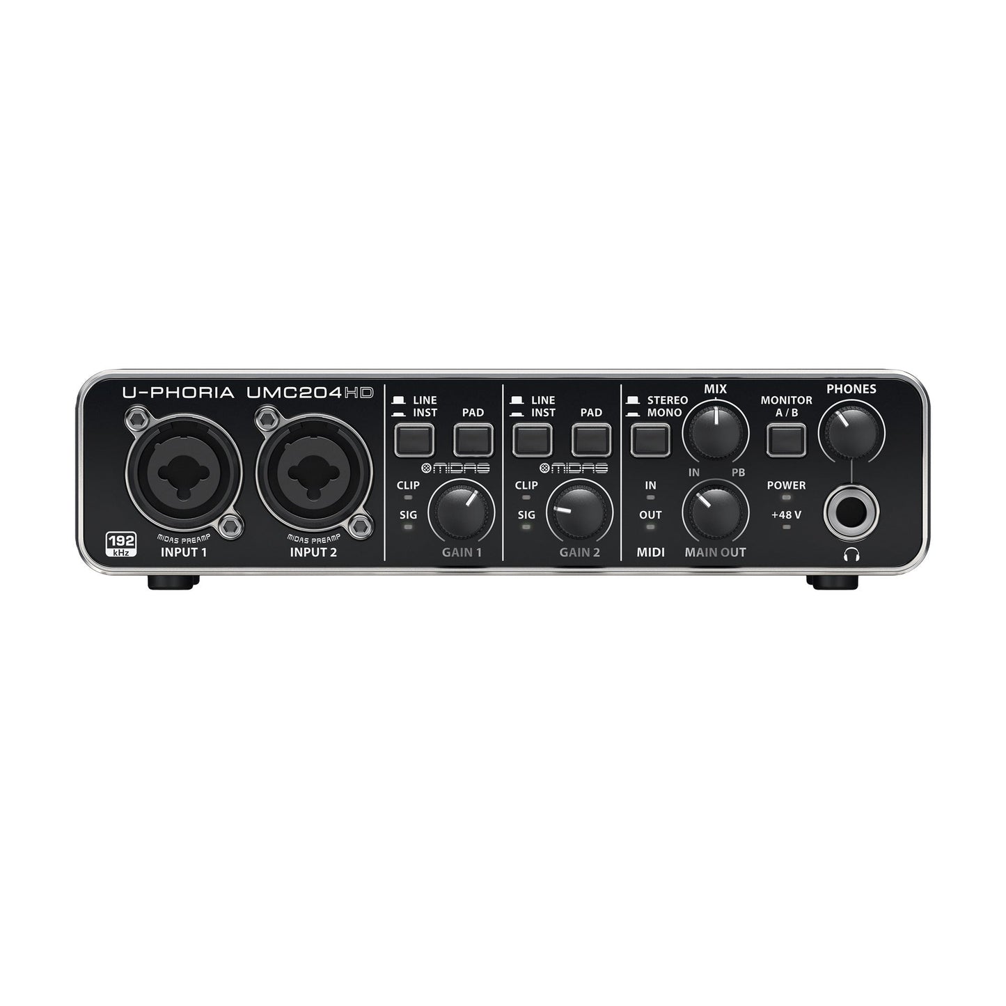 Behringer U-Phoria UMC204HD USB Audio Interface