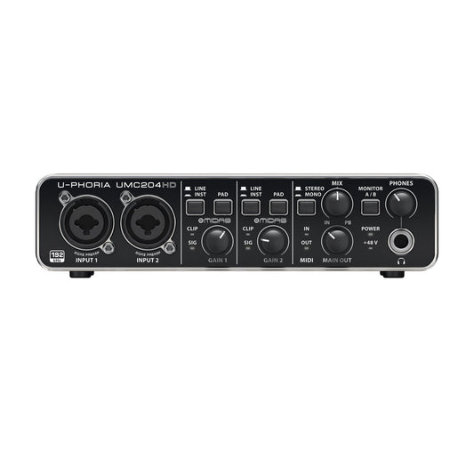 Behringer U-Phoria UMC204HD USB Audio Interface