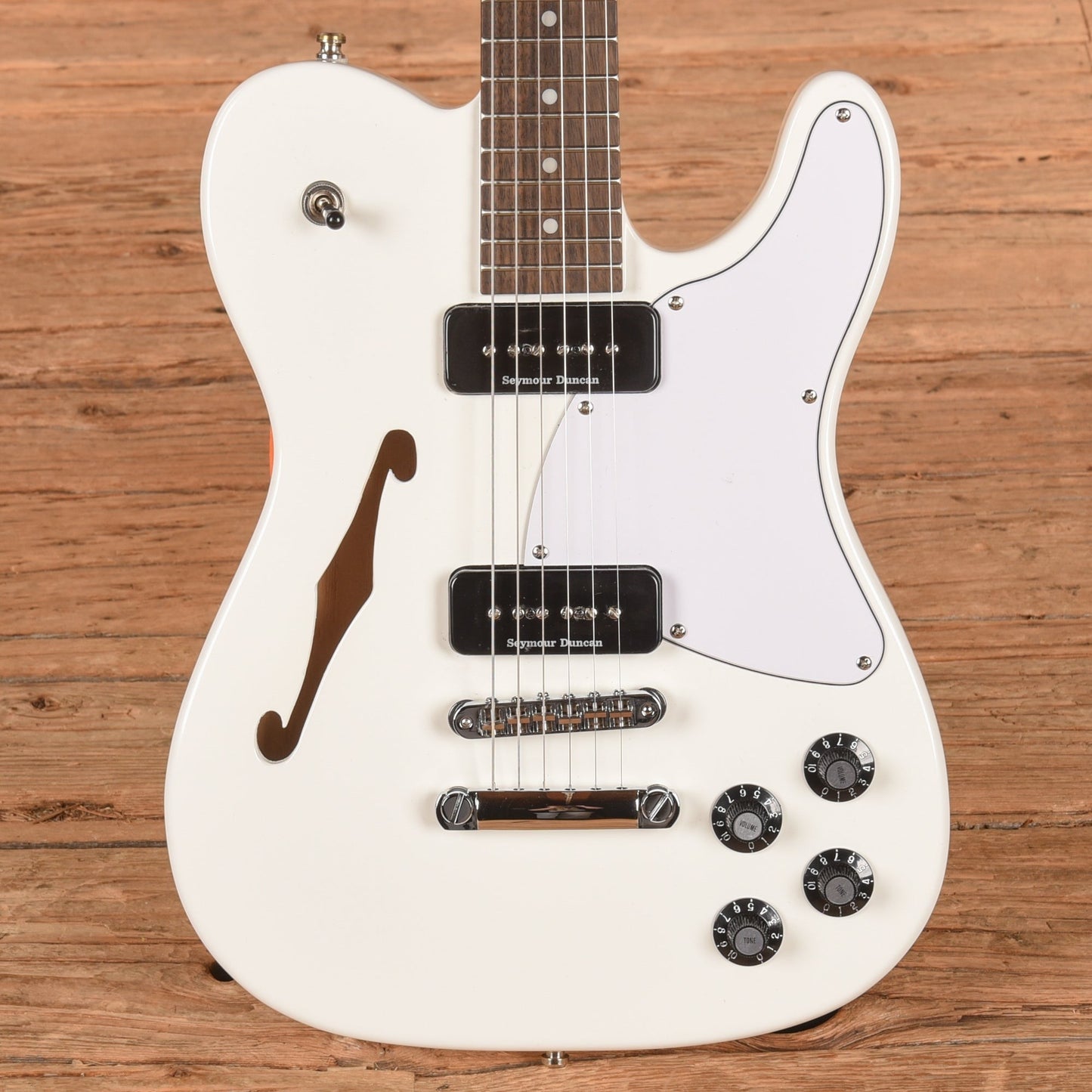Fender Jim Adkins JA-90 Telecaster Thinline white 2022