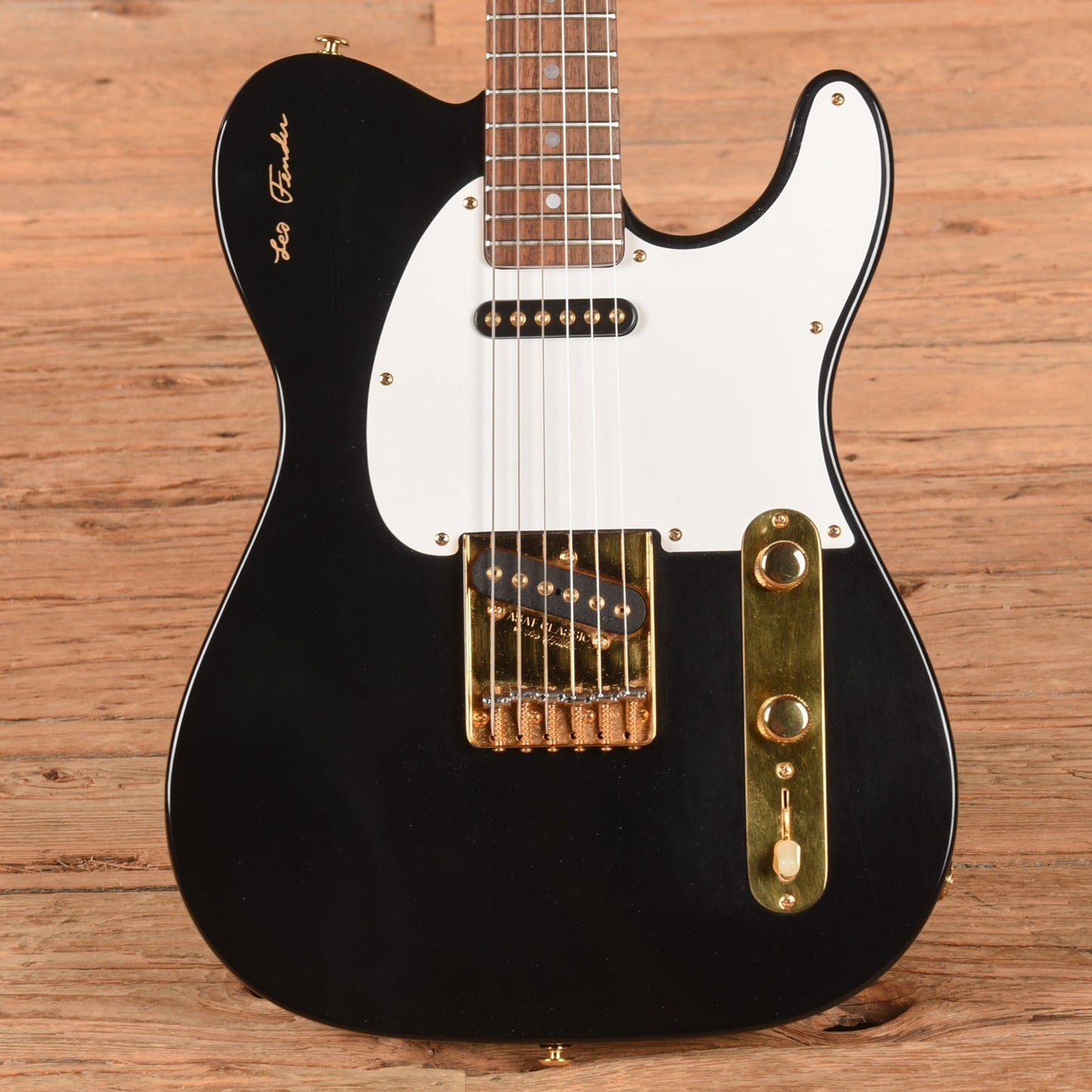 G&L ASAT Classic Black and Gold Hardware