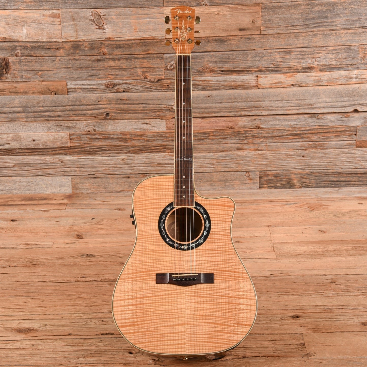 Fender T-Bucket 400CE Flame Natural 2014