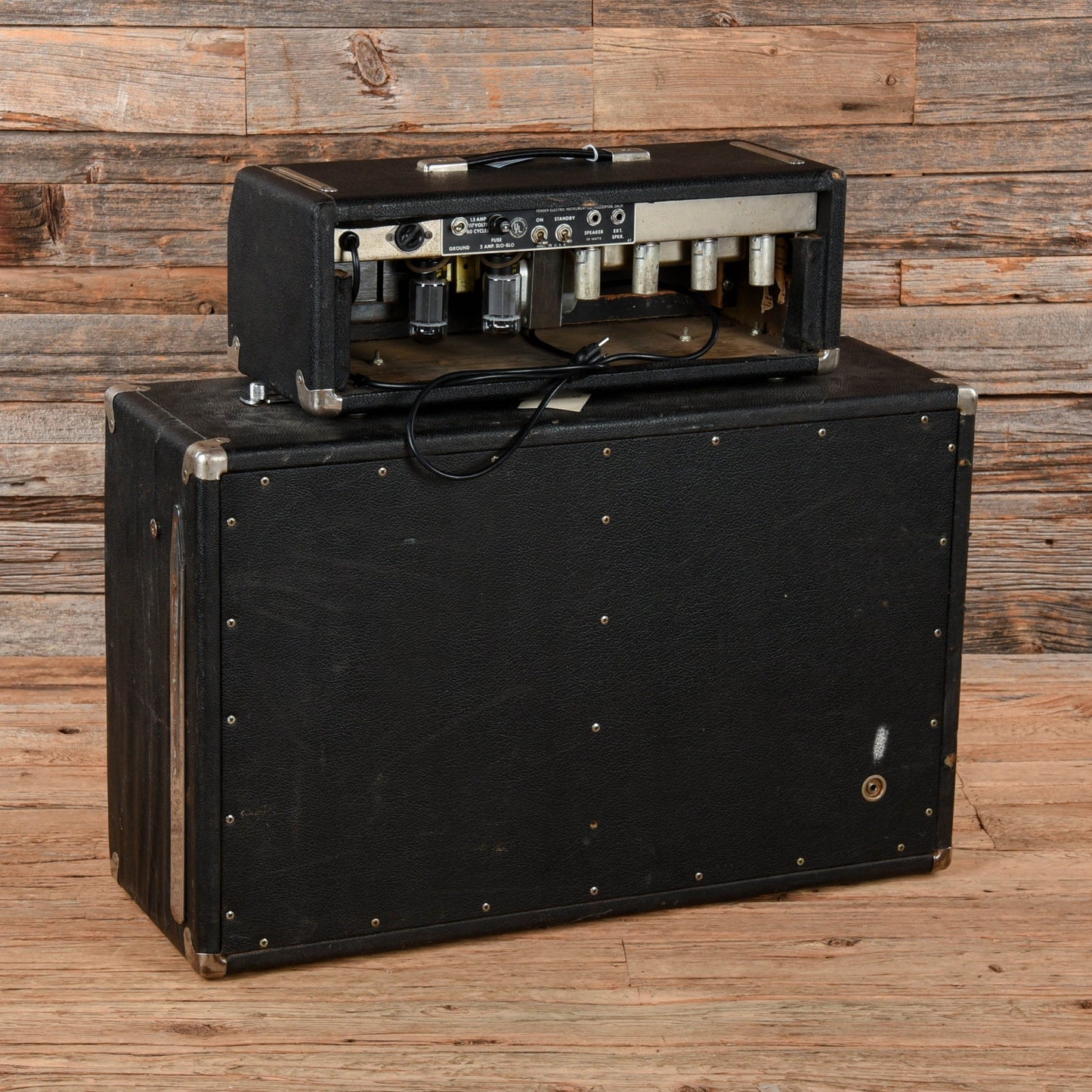 Fender Bassman Head w/ Matching 2x12 Cabinet 1965