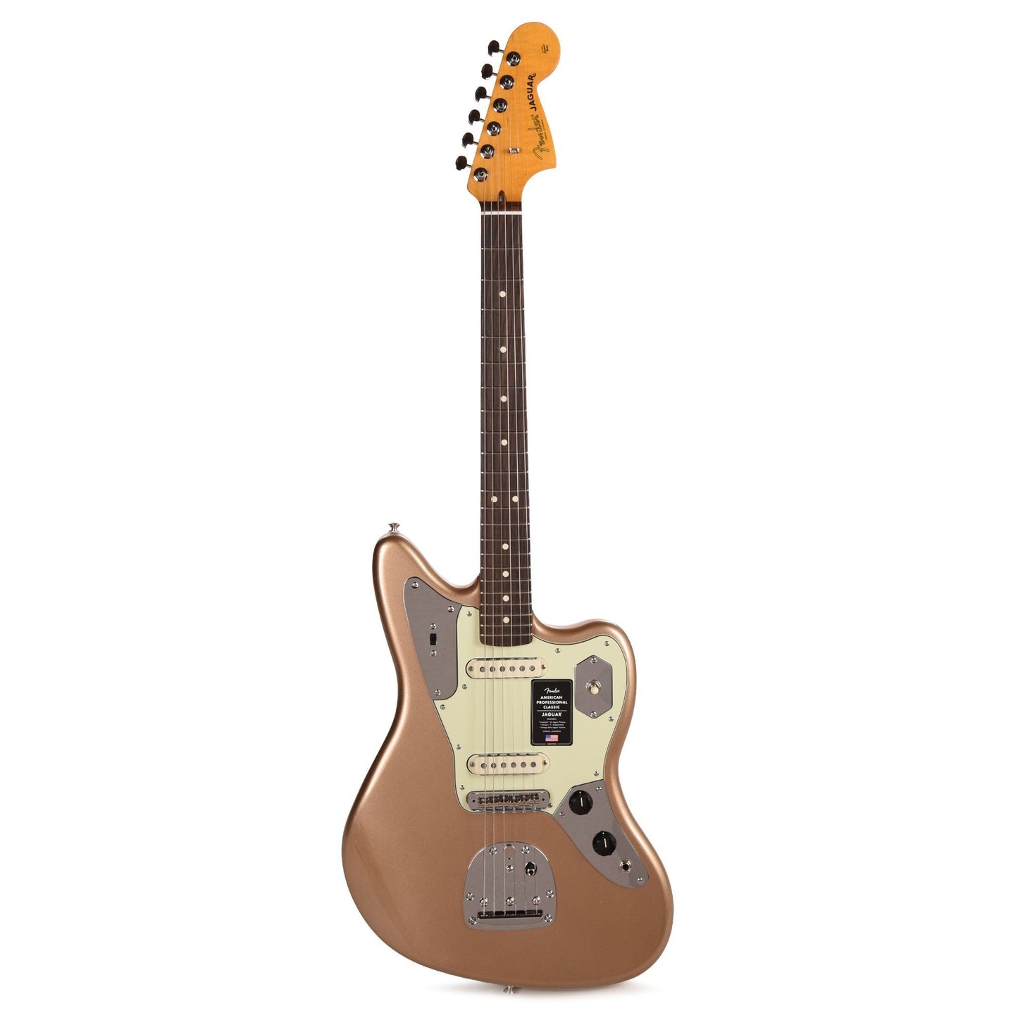 Fender American Professional Classic Jaguar Faded Firemist Gold