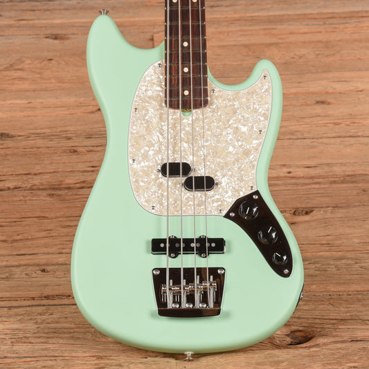 Fender American Performer Mustang Bass Satin Surf Green 2023