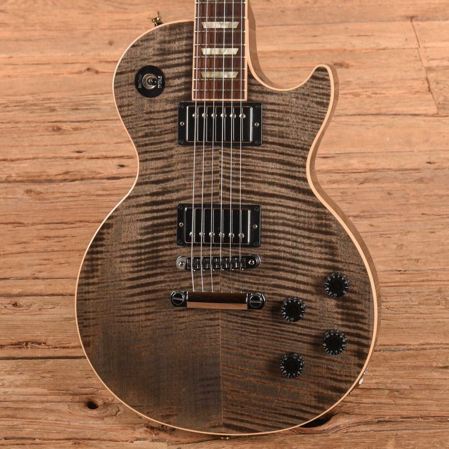 Gibson Chad Kroeger Signature Blackwater Les Paul Transparent Black 2010