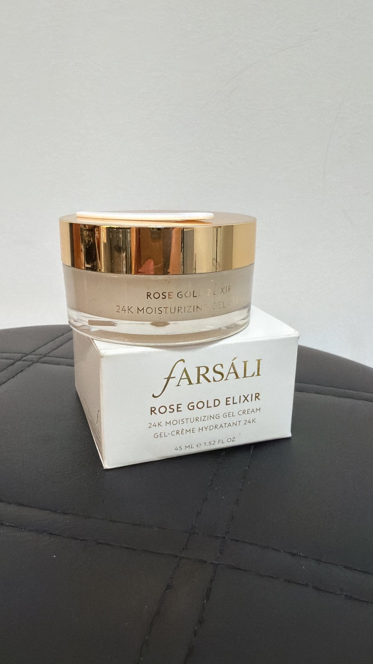New Fasali Rose Gold Elixir Gel Cream, 1.52oz (retail $54)