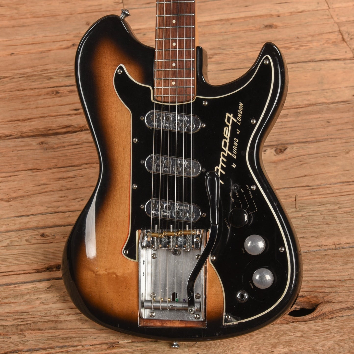 Ampeg by Burns Split Sonic Sunburst 1963