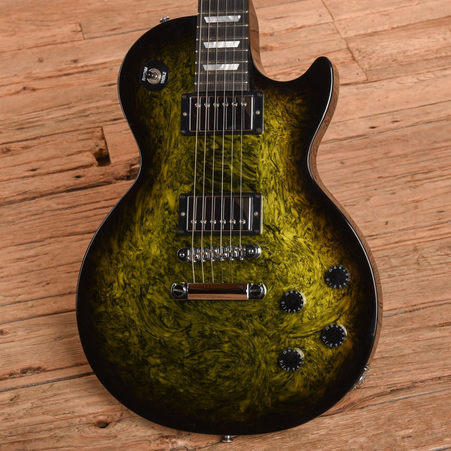 Gibson Les Paul Studio Swirl Green Swirl Burst 2011
