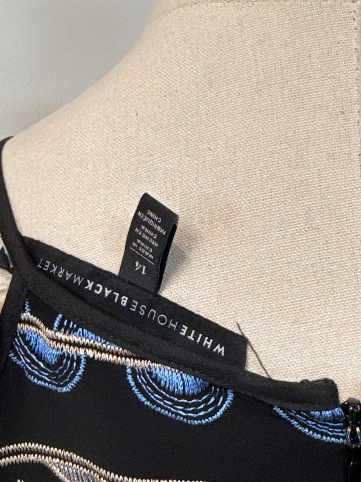 White House Black Market Black Dress, 14