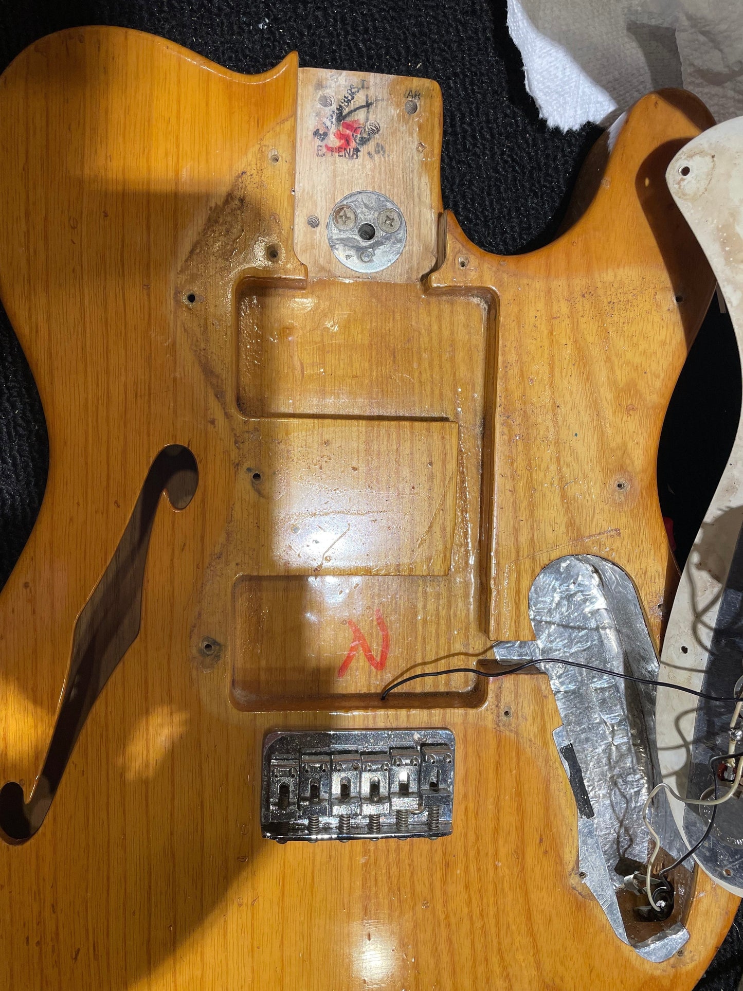 Fender Telecaster Thinline Natural 1973