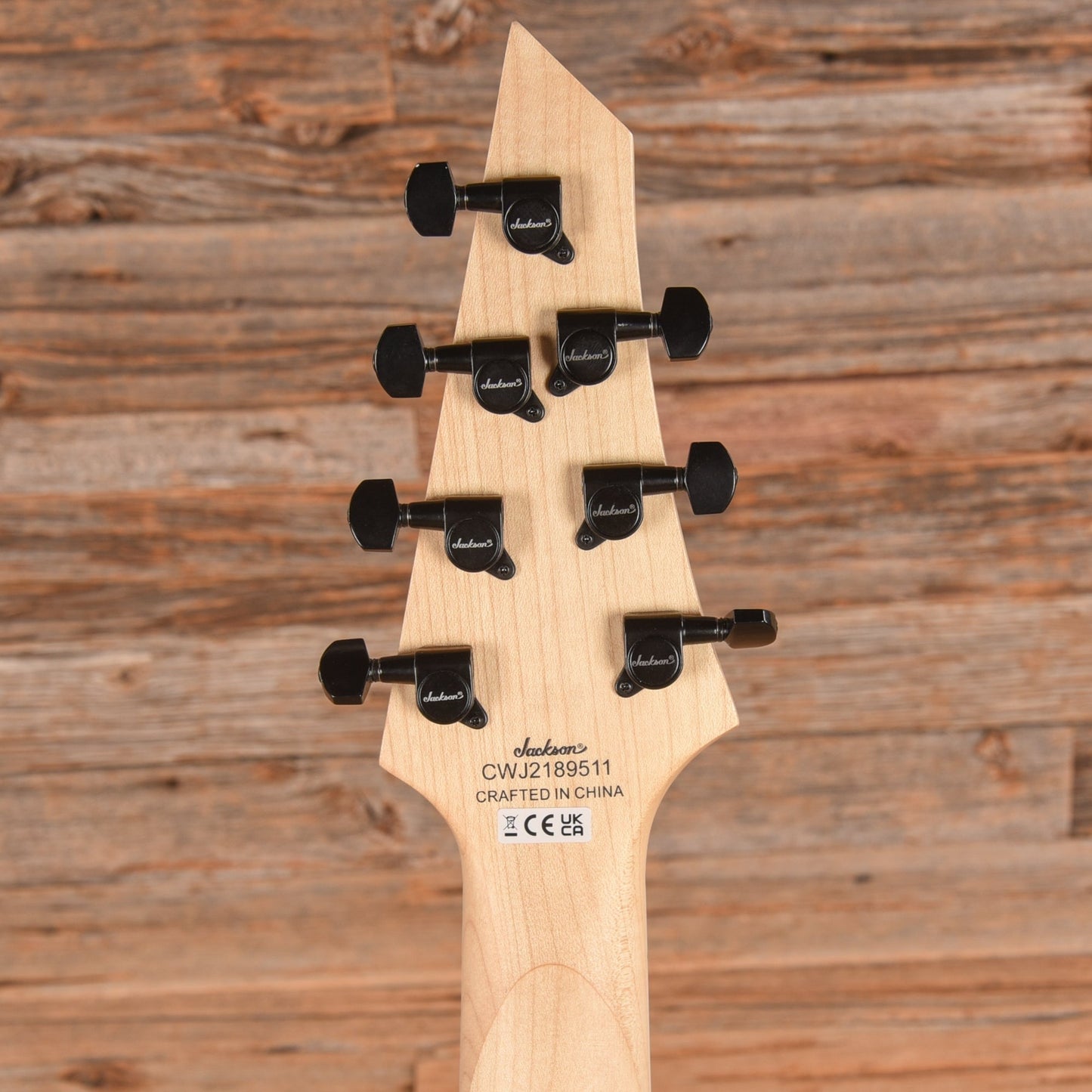 Jackson JS JS22Q-7 DKA HT Transparent Black Burst 2021