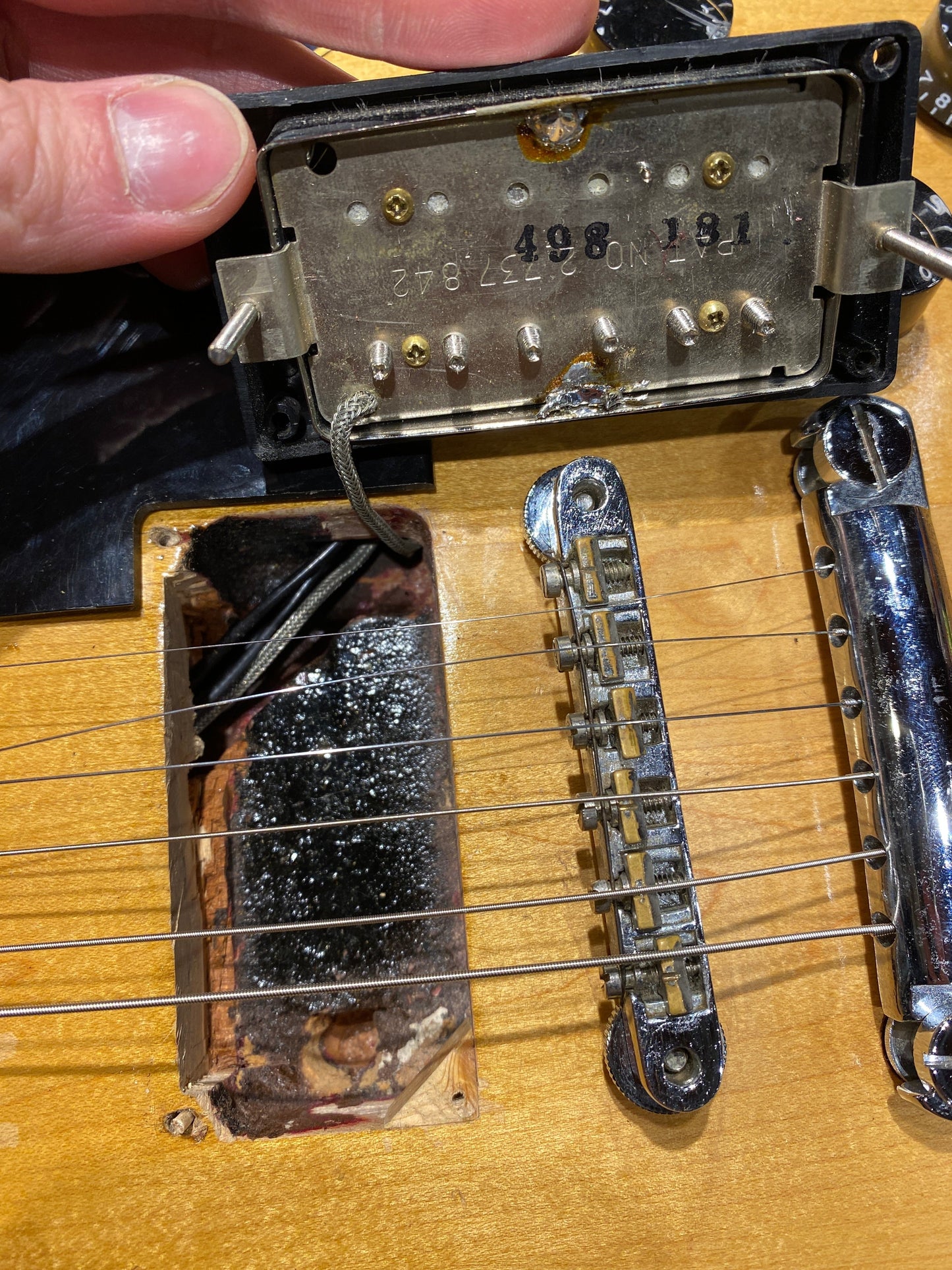 Gibson Les Paul Deluxe Natural Refin 1973
