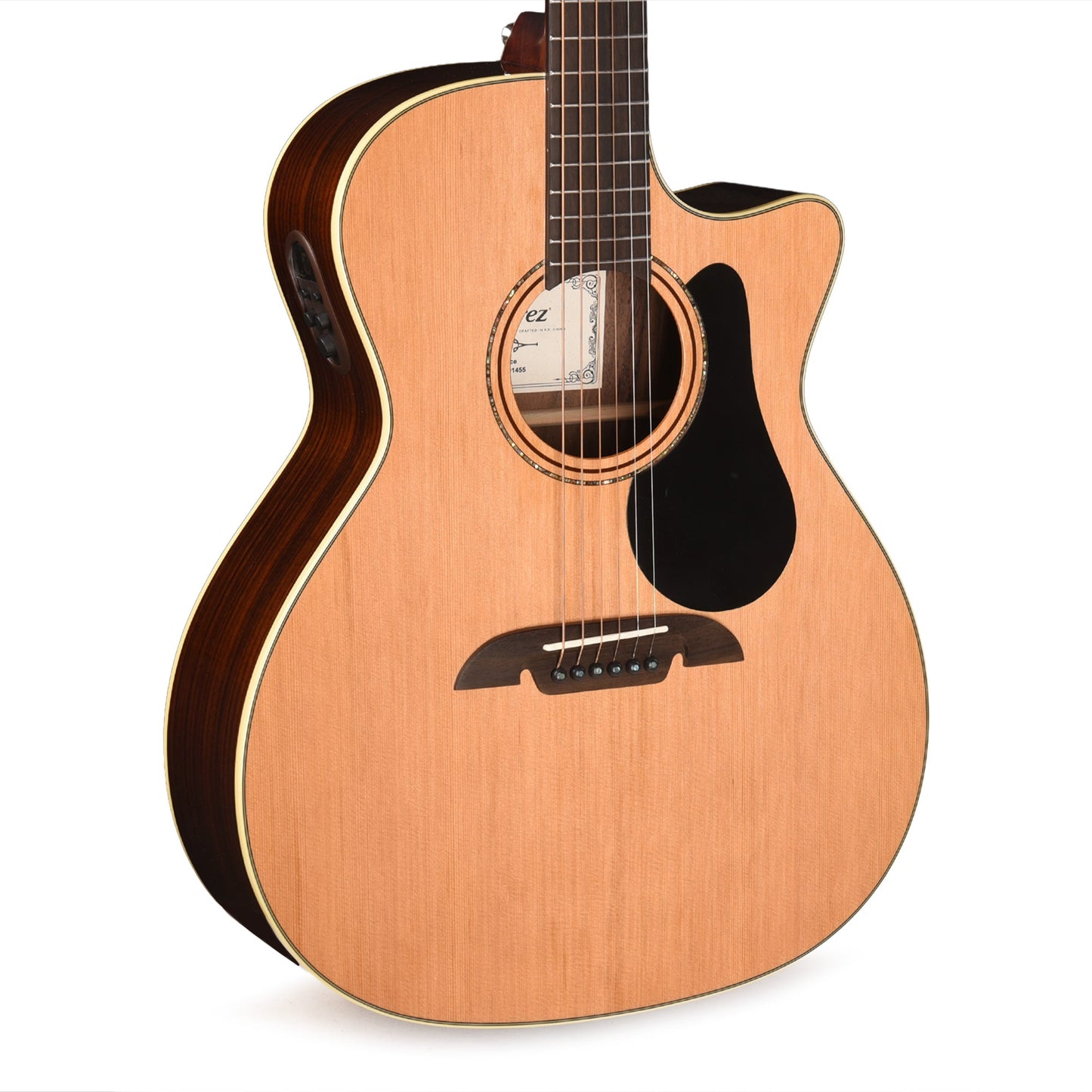 Alvarez AG75ce Artist Grand Auditorium Solid A+ Western Red Cedar/Rosewood Natural