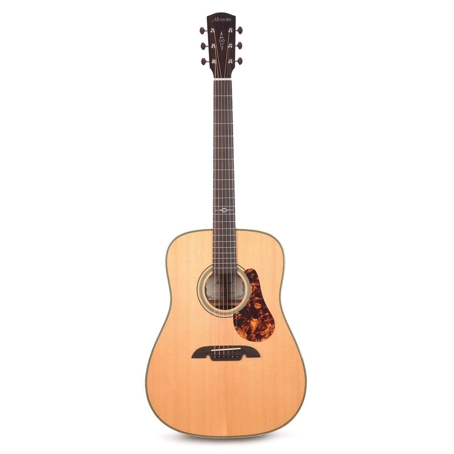 Alvarez MD60e Masterworks Dreadnought Solid AAA Sitka Spruce/Solid African Mahogany Natural w/Herringbone