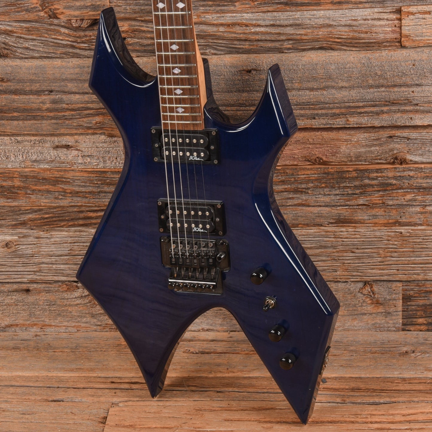 B.C. Rich Warlock Transparent Blue 1999