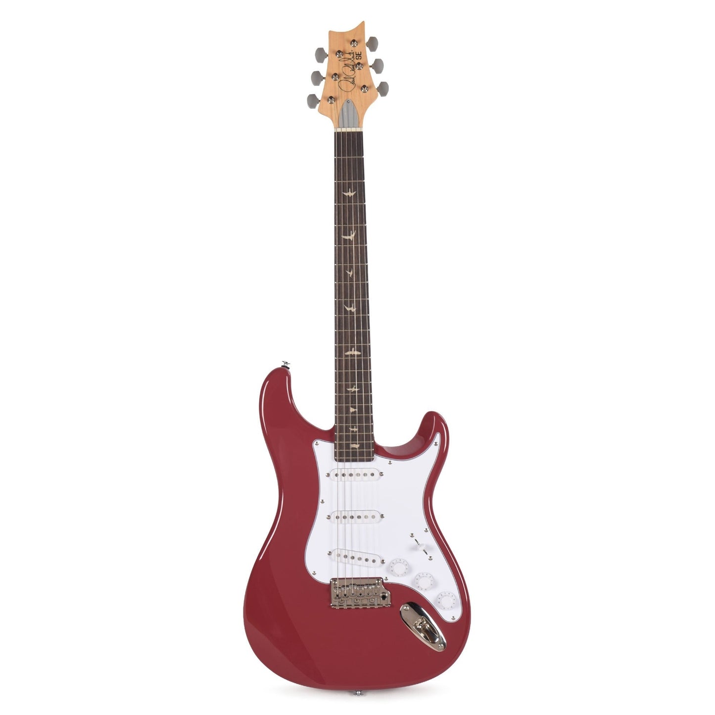 PRS SE Silver Sky Rosewood Derby Red
