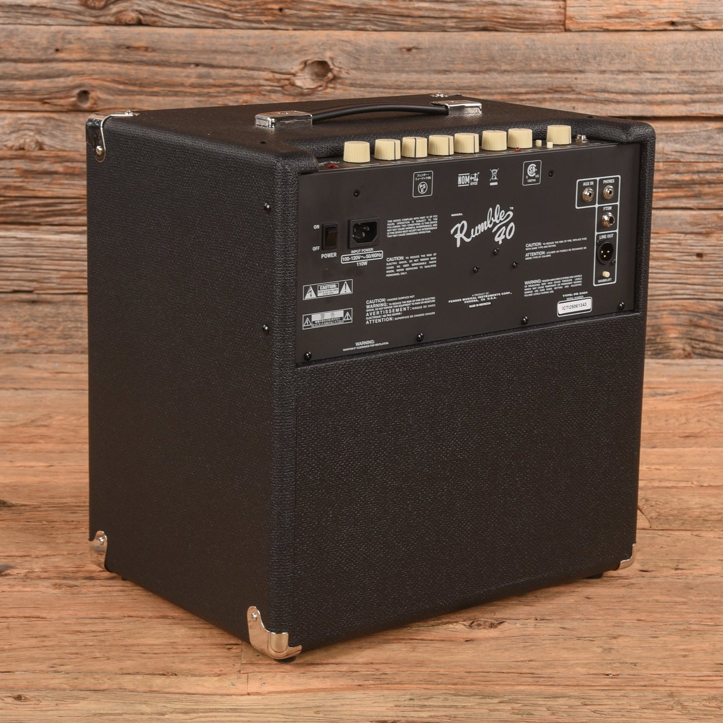Fender Rumble 40 V3 40-Watt 1x10" Bass Combo Amp