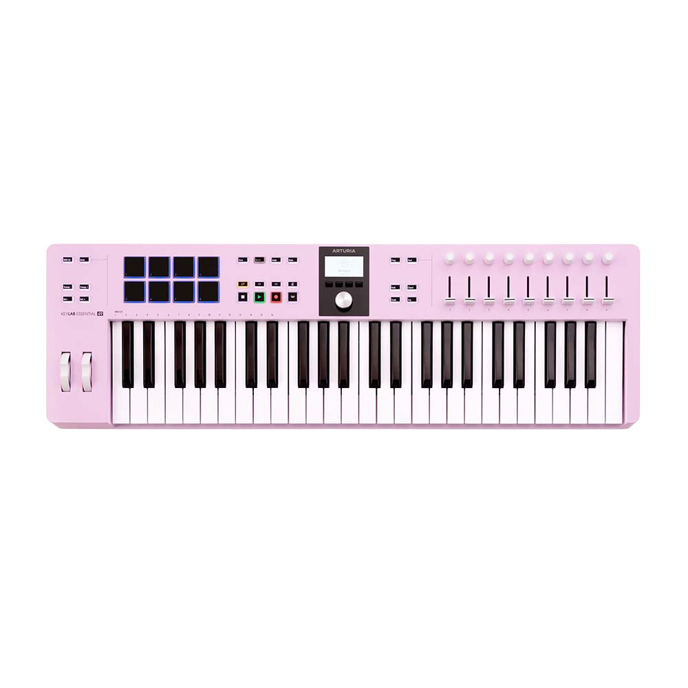 Arturia KeyLab Essential 49 MK3 MIDI Keyboard Controller Rose Quartz