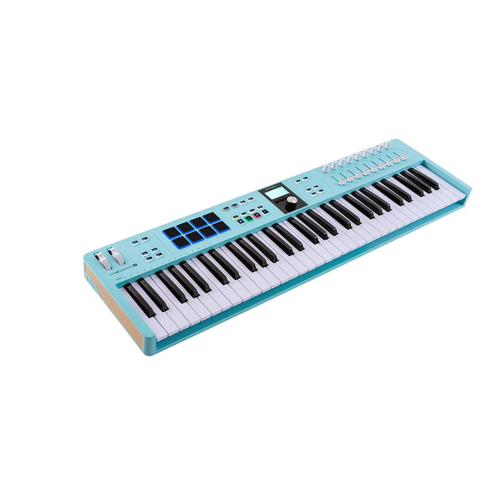Arturia KeyLab Essential 61 MK3 MIDI Keyboard Controller Aquamarine